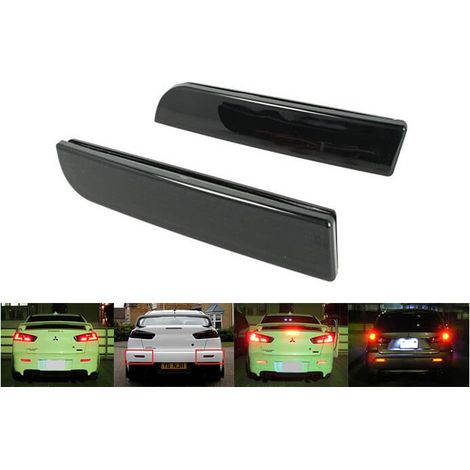 Kit 2 Fanali Posteriori A Led Nero Fume Per Mitsubishi Lancer Outlander Sport RVR ASX (1/3)