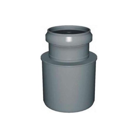 RACCORDO DRITTO DI PASSAGGIO DA PVC ø 125 mm A PP INNESTO ø 110 mm AUMENTO