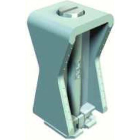 OBO Bettermann Reihenschelle mit Kreuzschlitzschraube 8-36mm Polystyrol lichtgrau RAL 7035, 2254034