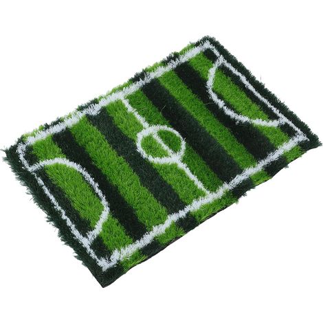 Tapis en Gazon Synthétique Antidérapant 40x60 Cm pour Chambre D'garçon et Filles, Décor Football Vert, Pelouse Artificielle Douce et Sécurisée, Aire de Jeux Intérieure Garçon (1/5)