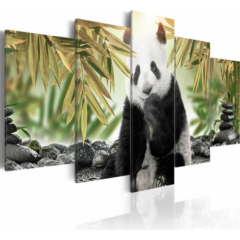 Tableau ours panda mignon - 200 x 100 cm (1/4)