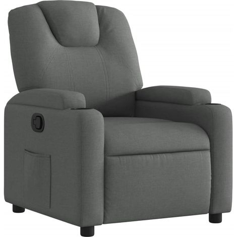 Maison Exclusive - Relaxsessel Dunkelgrau Stoff