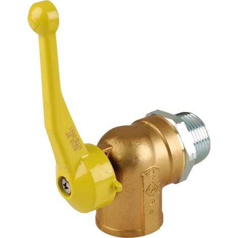 Seppelfricke SEPP Gas Eckkugelhahn a/i R1 1/4"xRp1 1/4" (DN32) Typ 5210, 0004051