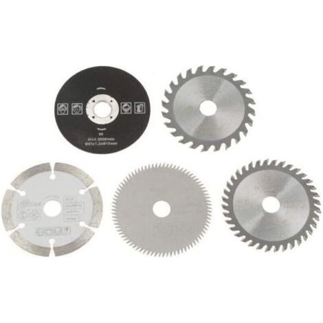 Lames de scie - Lame de scie circulaire for carbure mini de 15 mm de diamètre intérieur 85 mm for outil de coupe 5 pièces (1/4)