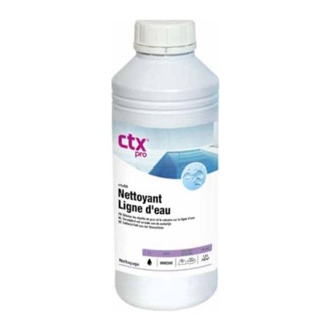 Nettoyant ligne d'eau gel CTX 56 – Élimine calcaire et résidus – 1L – Formule gélatineuse adhérente – Pour piscine