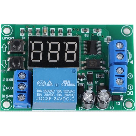 Module relais temporisé digital 3 chiffres 12V programmable bouton ajustement carte contrôleur temporisateur (1/5)