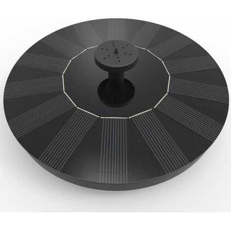 Fontaine de jardin, Solatec Fontaine Solaire Pompe à énergie Solaire 1,4 W - Pompe Submersible pour Bassin, Piscine, Jardin, Aquarium.,AAFGVC