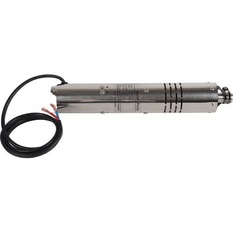 Pompe immergée solaire 24V moteur aimant permanent sans balais, contrôleur MPPT intégré, débit 30L/min, modèle S243T30, électrique DC à courant continu. (1/5)