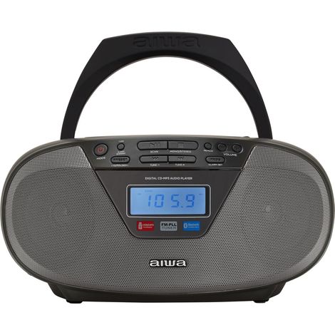 Aiwa boombox bbtu-400BK CD/FM RDS/USB/BT nero (1/4)