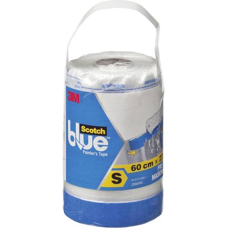 3M – Ruban de masquage bleu 27,4 m x 60 cm – PT2093EL24 – Retirable sans traces pour pulvérisation précise – Compatible avec distributeurs (1/3)