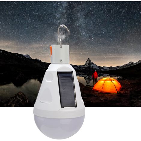 Solar-Notlampe, LED-Solarbirne, USB-wiederaufladbare Campingbirne (1/5)