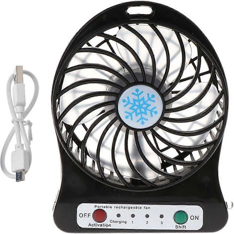Mini ventilateur de table USB portable et silencieux (1/4)