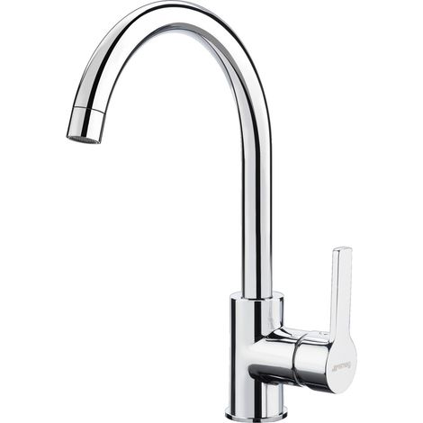 Rubinetto lavabo Smeg mi4cr cartuccia ceramica girevole (1/3)