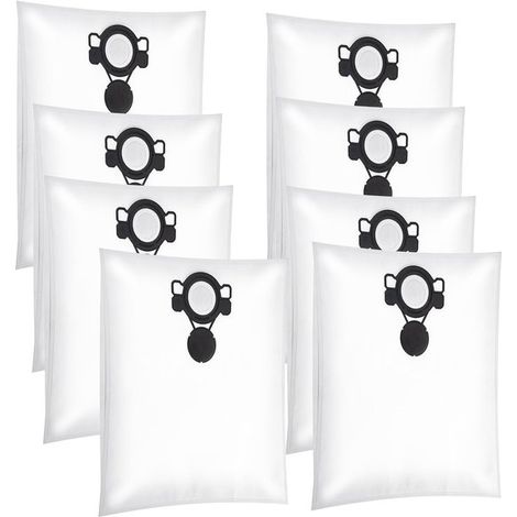 8 sacs d'aspirateur - compatibles avec Nilfisk attix 33/44 - VL200 - Aero 20/21 - Aero 25/26/31 & Makita VC2010L - VC2511L - VC2512L - VC3011L (1/5)