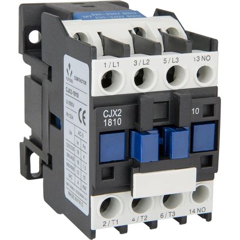 Contacteur de puissance CJX2-1810 - 220 V 50/60 Hz - 18 A 380 V - Contacteur CA 3 broches - 220 V Uimp 6 KV (1/5)