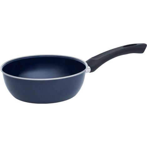 Riess Oma`s Emaille Pfanne hoch Ø20cm Riess blau (1/5)