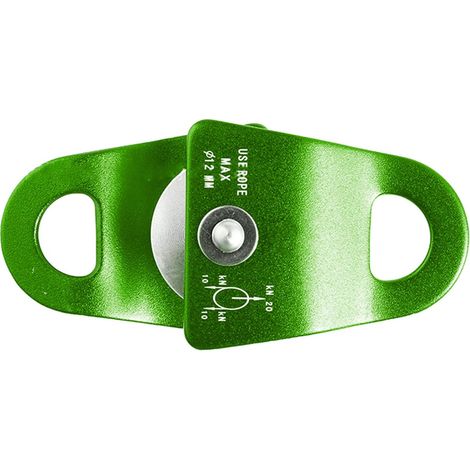 2000kg Aluminum Reinforced Downhill Pulley for Mountaineering Projects Outdoor Construction Climbing Equipment (1/5)