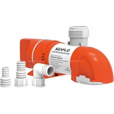 Bomba de achique manual de perfil bajo Seaflo de 12 V y 1100 GPH (70 L) (1/5)