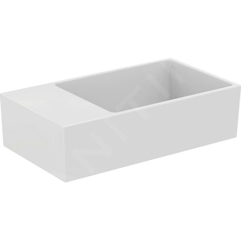 Ideal Standard Extra - Lave-main à poser 450x250 mm, avec trop-plein, sans trou pour robinet, blanc T392101 (1/3)