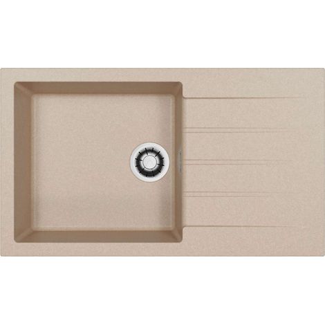 Alveus Cadit - Granitspüle 86x50 cm, Quick-Close, ivory 1149154 (1/2)