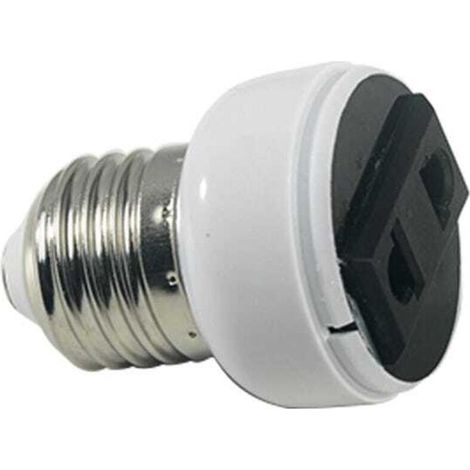 Couvercle convertisseur de douille E27 avec adaptateur, douille, support de lampe pour brancher des ampoules (1/5)