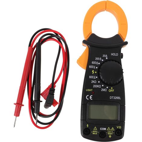 Pince Multimètre Numérique Pince Ampèremétrique Voltmètre Ohmmètre Wattmètre Moniteur De Tension