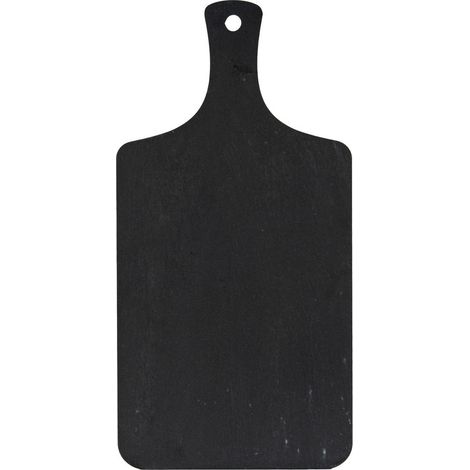 Rectangular Slate Serving Board - Stone - L36 x W18 x H1 cm - Black