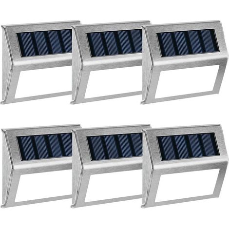 [6 Packs] 4LED Outdoor Solar Garden Lights, Waterproof Solar Powe (1/5)