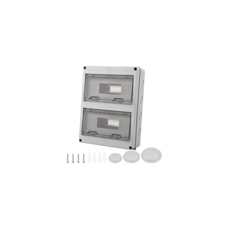 Coffret Electrique Etanche Exterieur IP65, 24 Modules, IP65 ABS de Surface en Plastique, Boite de Boitier Etanche Electrique Exterieur, Armoire de Contrôle, Boitier de Jonction (1/5)