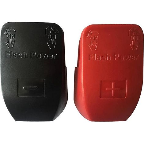 Paire de bornes de batterie 12V à déconnexion rapide pour voiture, caravane, bateau, camping-car