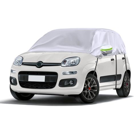 Halbgarage für Fiat Panda (2003-2023) - Ganzjahresschutz, Silber (1/5)