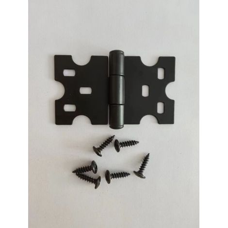 30 pezzi cerniere nere, cerniere per mobili con viti adatte per piccole porte/cassetti/finestre/ferramenta per mobili per la casa