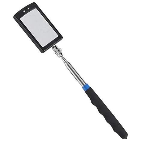 Miroir Telescopique 300-650 mm, d'inspection avec Éclairage LED, Outil D'extension à Pivot 360 Degrés, de Voiture - (1/5)