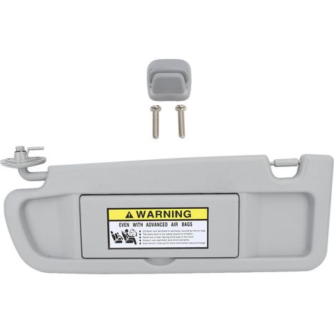Pare-soleil gris anti-éblouissement, protection de miroir transparent avec clip pour Civic 2006 à 2011 côté conducteur gauche 83280-SNA-A01ZC (1/5)