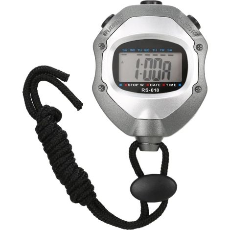 Chronomètre Numérique Étanche avec Écran LCD, Compteur De Sport avec Sangle for La Natation, La Course À Pied, L'entraînement De Football (1/5)