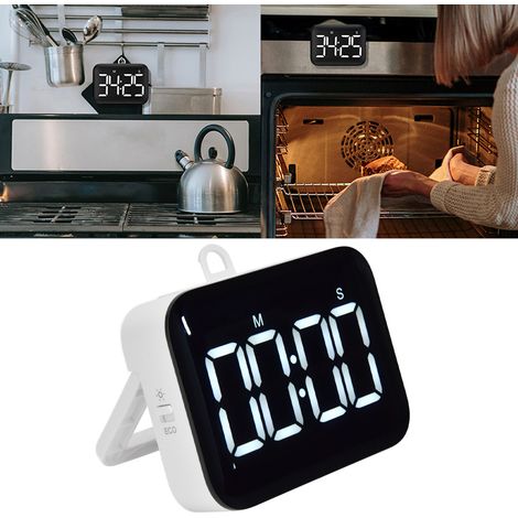 Elektronische Zeiterfassungsuhr – Countdown-Timer zum Kochen, Backen und Lernen – Lautloser Timer (1/5)