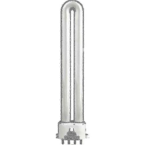 Ampoule fluocompacte 9 W lumière du jour, culot 2G7, 4 broches, -6400 K (1/2)