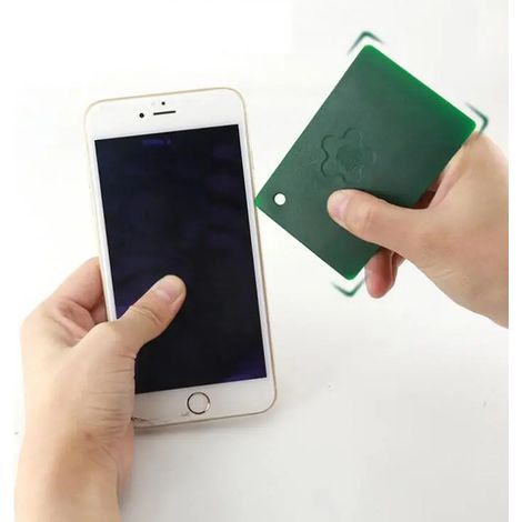 EASYCOMFORT Green Disassembly Card Plastic PC Skid Auto Film Tool Phone Pry Opening Tool (1/5)