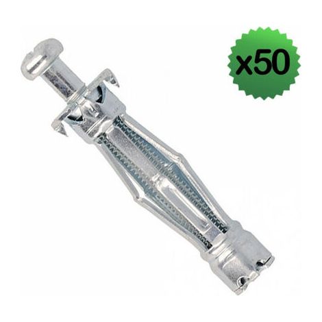 50 chevilles à expansion Ø4 x 46 mm avec vis M4 MOLLY - M14250PB-XJ (1/2)
