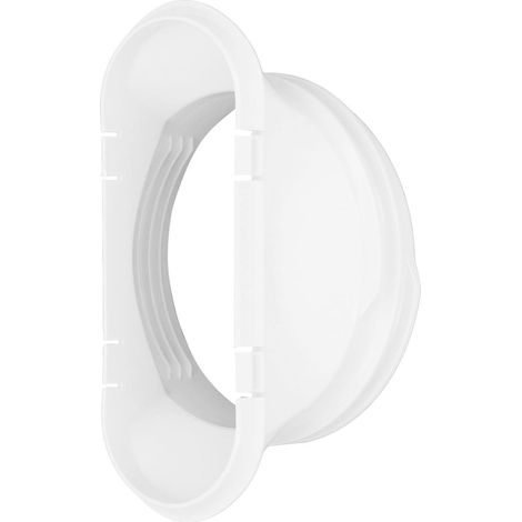 Sollbry Tissting Coupleur de Tuyau D'échappement de Climatiseur, Connecteur de Tuyau à Bouche Plate AC Portable pour Tuyau130mm, Port D'échappement (1/5)