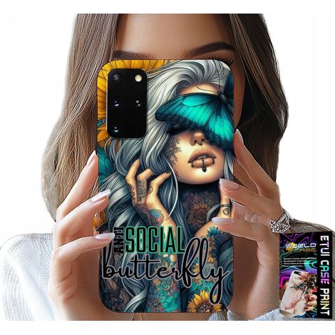 Custodia per Samsung Galaxy S20 Plus - antisociale, farfalla, femminile (1/5)