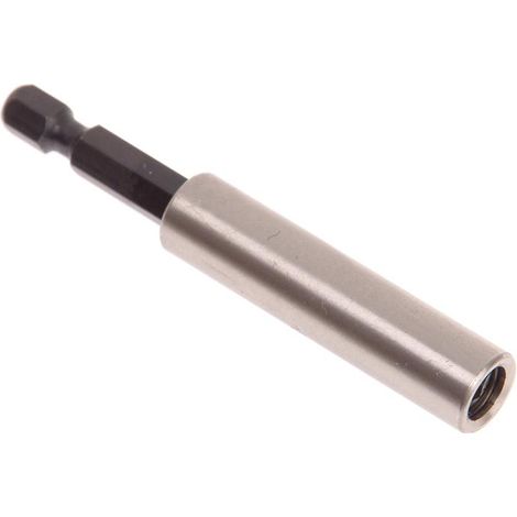 Stanley Magnetic Screwdriver Bit Holders, 60mm Adapter Pack of 5 for 1/4" (6.35mm) Screwdriver Bits