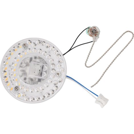 Ventilatore da soffitto a LED di ricambio, 4,7 pollici, con interruttore a catenella, 20W, 2100lm, staffa magnetica, kit di aggiornamento motore dimmerabile 5CCT. (1/5)