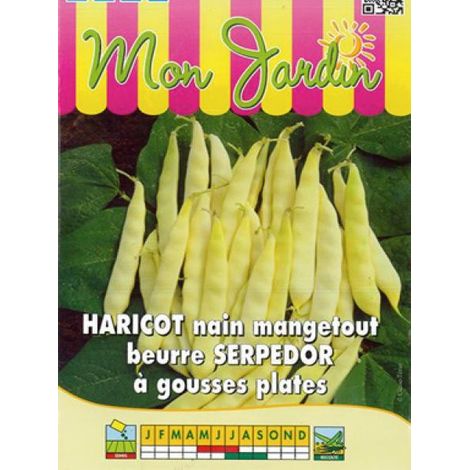 Haricot nain beurre 'Serpedor' le sachet de 250 graines (90g)