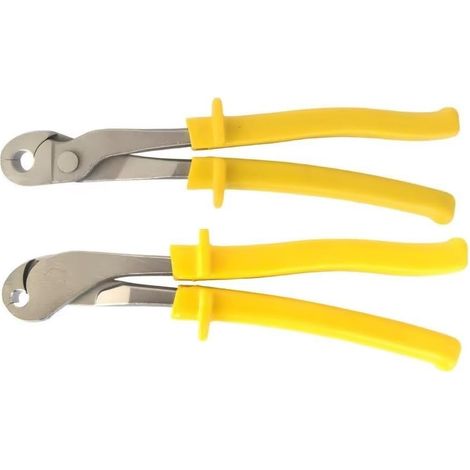 2 Pack J Clip Clamp for Construction or Repair of Cages, Gabions, Fences, Wire Clamps with Straight and Curved Tip (1/5)