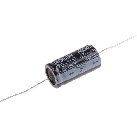 Condensateur RS PRO 470µF, 100V c.c.