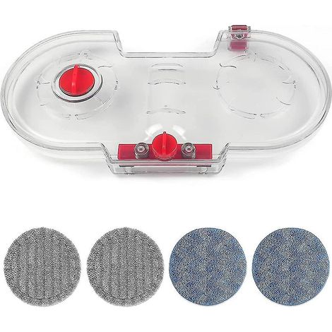 Kit d'accessoires comprenant un réservoir d'eau amovible et des lingettes de nettoyage lavables