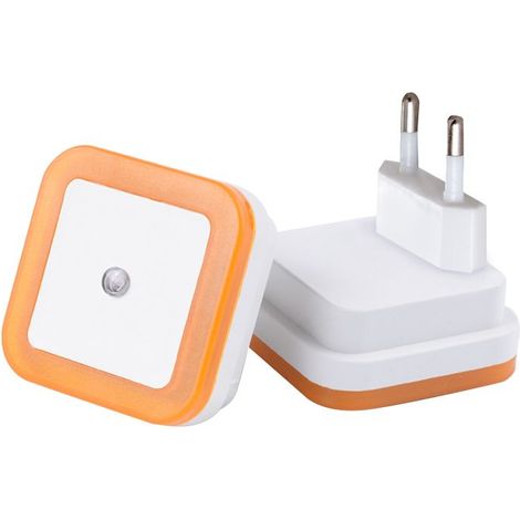 1 Wandmontiertes Sensor-Nachtlicht, automatische Ein-/Ausschaltung, LED, Steckeranschluss, für Treppenhaus, Badezimmer, Kinderzimmer, Garage, Kleiderschrank, Schlafzimmer, Nachtlicht (1/5)