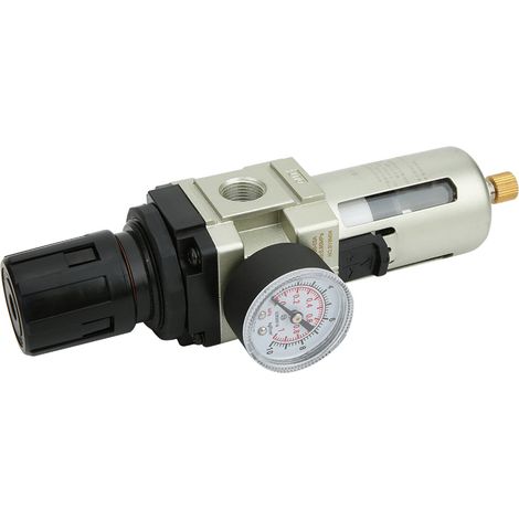 Séparateur d'huile et d'eau pour compresseur d'air, filtre régulateur de pression, ensemble unique avec couvercle de cuve en fer (1/5)
