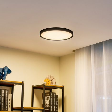 [GEBRAUCHT] Lindby Pravin Led Deckenleuchte ø 40 Cm 3.000 K Schwarz Deckenlampe Leuchte Led B-Ware